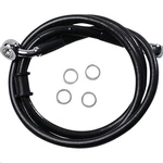 Drag Specialties Standard Length Front Stainless Steel Brake Line Kit - Black Vi. Fixed Price $75.55.