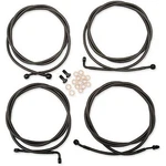 Choppers LA-8054KT-16M Black Midnight Braided Handlebar Cable/brake Line Kit. Fixed Price $305.99.