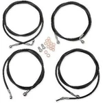 Choppers LA-8054KT-16B Black Vinyl Braided Handlebar Cable/brake Line Kit. Fixed Price $275.39.