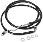 Drag Specialties Brake Line Front Black +6" 1741-4507. Fixed Price $82.57.