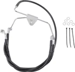 Drag Specialties 660411-4BLK Brake Line Front Black +4" Flh '96-'07. Fixed Price $128.48.