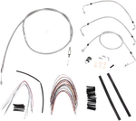 Burly Braided Stainless Steel Cable/brake Line Kit 18" Ape Hanger B30-1093. Fixed Price $428.59.