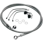 Drag Specialties Standard Length Front Stainless Steel Brake Line Kit - Black Vi. Fixed Price $85.00.