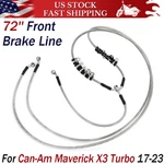72'' Front Brake Hose Assembly Braided Lines For Can-am Maverick X3 2017-23. Fixed Price $24.58.