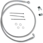 Drag Specialties 640210-8 Brake Line Front +8" Stainless Steel. Fixed Price $61.90.