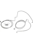 Dual Front Lower Brake Lines Kit For Harley 2014-UP Touring With Abs Road King/. Fixed Price $89.99.
