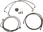 Choppers Brake Line Hose Midnight Braided 12-14" Ape LA-8050B13M. Fixed Price $253.60.