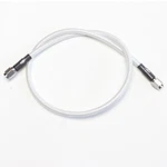 19" 50CM White Silver Front Brake Line AN-3 For Harley Touring Flhr Flht Fltrx. Fixed Price $36.95.