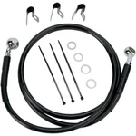 Drag Specialties +8" Brake Line Black Vinyl Front 00-07FLST 660214-8BLK. Fixed Price $64.49.