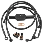 Goodridge Ebony Tri Front Kit All Flh/flt 08-13 HD0091-3FPBK/BK+6. Fixed Price $156.55.