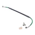 Tusk Rear Motorcycle Steel Braide Brake Line Green For Kawasaki KX250 1995-2002. Fixed Price $40.51.