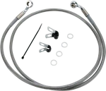 Drag Specialties Extended Stainless Steel Front Brake Line Kit 1741-2640. Fixed Price $58.75.