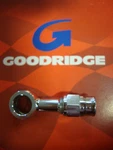Goodridge 10MM 3/8 Straight Banjo Fitting Pro Builder Brake Line Chrome Big Dog. Fixed Price $19.99.