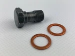 Genuine Piaggio Vespa Px Gilera Aprilia Brake Hose Caliper Banjo Bolt & Washers. Fixed Price $9.40.