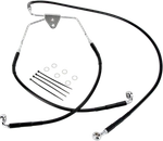 Drag Specialties Brake Line Front (lower/upper) Black 660411-BLK 1741-2514. Fixed Price $142.75.