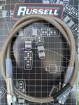 Harley Davidson Russell 21" Braided Stainless Steel Brake Line Fxst Flst Flh Xl. Fixed Price $44.95.