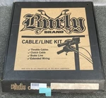 Burly B30-1122 Complete Black Vinyl Handlebar Cable/line Kit New Genuine. Fixed Price $269.83.